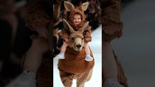 Cutest Baby Fashion Moments in Festive Pajamas! 🎄👶💖 #BabyChic #runway #ai