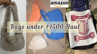 Amazon Bags under ₹1500 Haul | Affordable Bags from Amazon