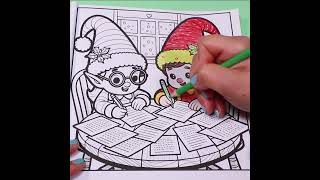 The Elf - Christmas Coloring Page For Kids | Lily Grace Coloring Book | Coloring Fun for Kids