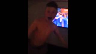 Chelsea fans reaction to Willian goal.