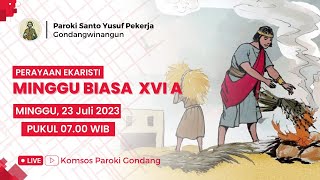 PERAYAAN EKARISTI MINGGU BIASA XVI A - Minggu, 23 Juli 2023