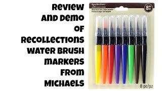 Recollections Water Brush Markers from Michaels' Stores