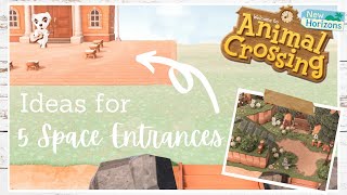 Tiny Entrance Tips (5 Space Ideas) | Animal Crossing New Horizons