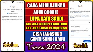 CARA MEMULIHKAN AKUN GOOGLE LUPA KATA SANDI cara atasi akun google lupa password