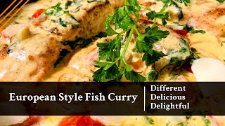 European style Fish curry recipe | Different | Delicious | Delightful #fishrecipe #frenchfood #paris