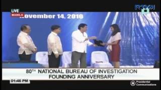 80th National Bureau of Investigation NBI Founding Anniversary 11 14 2016   YouTube