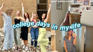 college productive days in my life: dental hygiene student!