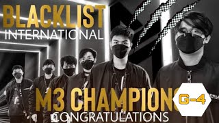 BLACKLIST INTERNATIONAL VS ONIC PH MLBB M3 WORLD CHAMPIONSHIP 🏆 GRAND FINALS GAME 4