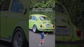 Quando o Fusca esquenta a bobina e não pega mais ! #fusca  #beetle #vw  #meme