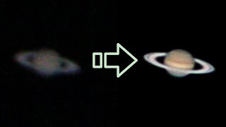 How to process a picture of Saturn using PIPP, AutoStakkert, and Registax! (File download included)