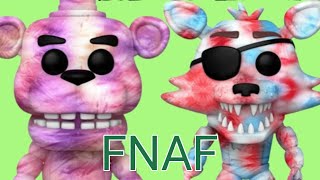 TIE DYE Freddy + Foxy @-CharlieAKAthebest-