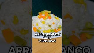 ARROZ BLANCO con VERDURAS! #arroz #rice