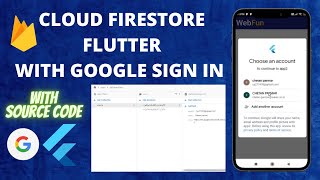 firebase firestore with google signin with flutter