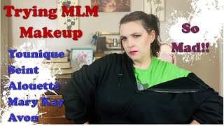 Trying MLM Makeup, Eyeshadows, But What Made Me Angry?