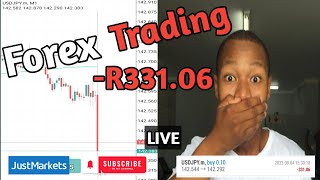 Watch Me Trade Forex: Losing -R331.06 on USDJPY Trading NFP