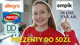 POMYSŁY NA PREZENTY ŚWIĄTECZNE 2021 🎁🎄 | do 50zł  | Pepco, Allegro, Douglas, Empik, Made in Lab