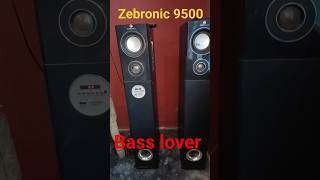 Zebronic 9500 dj tower speaker high bass subwoofer #viral#shorts