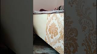 How to apply wall paper on table? | 🙏🏻😊