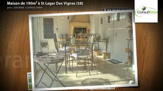 Maison de 190m² à St Leger Des Vignes (58)