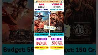 rrr 🆚 vikram movie box office collection comparison✌🙏 #shorts #ytshorts #comparison @NEXT2NEXT