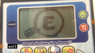 VTECH text & go learning phone on low batteries