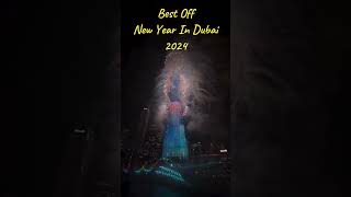 Unbelievable New Year's in Dubai 2024 | Breathtaking Footage from iconic Burj Khalifa #shorts