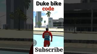 Duke bike code in Indian bike driving 3d