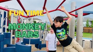 How To Do Monkey Bars | Monkey Bars Fun with friend| Techniques #MonkeyBars #Monkey_Bars