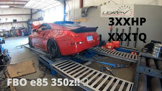 MY FBO E85 350z HITS THE DYNO!!