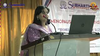 Menopause Hormone Therapy | World Menopause Day | Dr. Smriti (HoD, Obs & Gynae, Subharti Hospital)