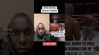 Jake DEFEATS TYSON!!.....#shorts #youtubeshorts #news #viralvideo