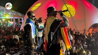 Eddy Kenzo Introduces and praises South Sudanese Artist John Frog at his Music Festival in Uganda