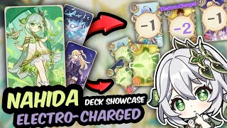 THIS Team Damage is Insane! Nahida Electro-charged Deck Genshin TCG Genius Invokation