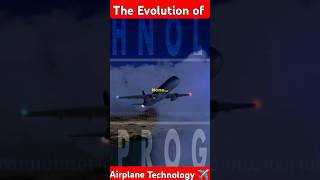 The Evolution of Airplane Technology ✈️ |#facts #shorts  |@FACTMETER.OFFICIAL