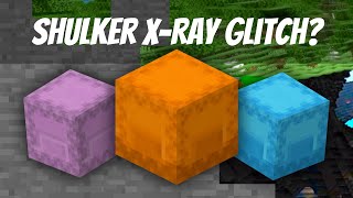 Minecraft Shulker Box X-Ray Glitch!