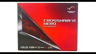 Asus Crosshair VI Hero WI-FI AC AM4 AMD X370 ATX Motherboard For The New Ryzen CPU