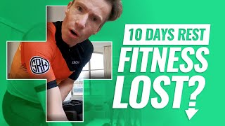 How Much Fitness Do You Lose After 10 Days Rest & Recovery ? Following Keyhole Surgery