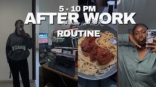 AFTER WORK EVENING ROUTINE | What I do after my 9-5 job|Selfcare+ Cooking+Devotions| MonnyLagos