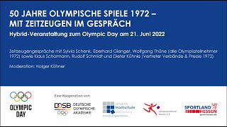 50 Jahre Olympische Spiele 1972 - Mit Zeitzeugen im Gespräch