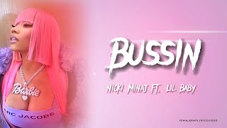 Bussin - Nicki Minaj ft Lil Baby (Lyrics-Video)