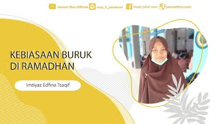 Kebiasaan Buruk di Ramadhan (serba-serbi ramadhan)