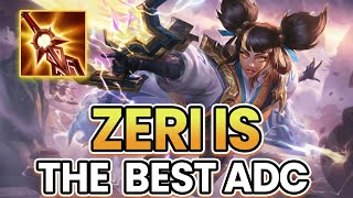 WHY ZERI IS THE BEST ADC IN WILD RIFT | TOP CHALLENGER RANK ZERI GAMEPLAY