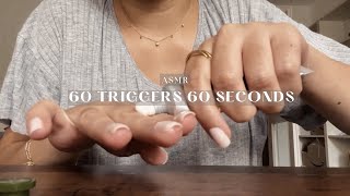 ASMR 60 Triggers In 60 Seconds