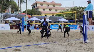 KIEN GIANG vs HCMC 2 Beach Volleyball. NT Ha Tien, Vietnam.