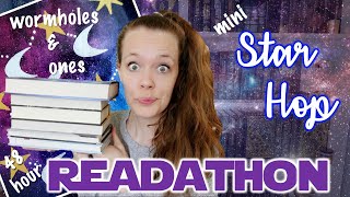 TBR Mini Star Hop Readathon Vlog ✨ I don't like wormholes!!