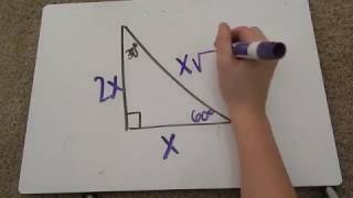 Special Right Triangles 30-60-90 Tutorial