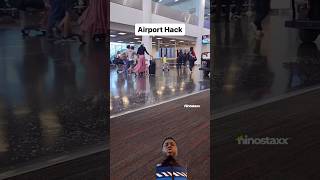 This HACK will get you through the airport FAST! ✈️ #viral #funny #shorts