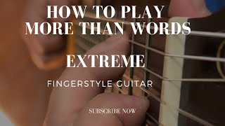 ✅EXTREME-MORE THAN WORDS (melody and chords), #morethanwords #extreme