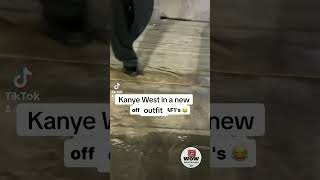 Kanye West in a new outfit