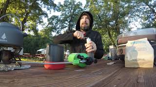 MotoSouth 001 - Steel Steeds campground, Haymaker's Coffee